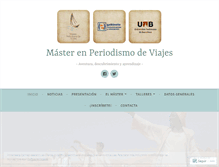 Tablet Screenshot of masterperiodismoviajes.com